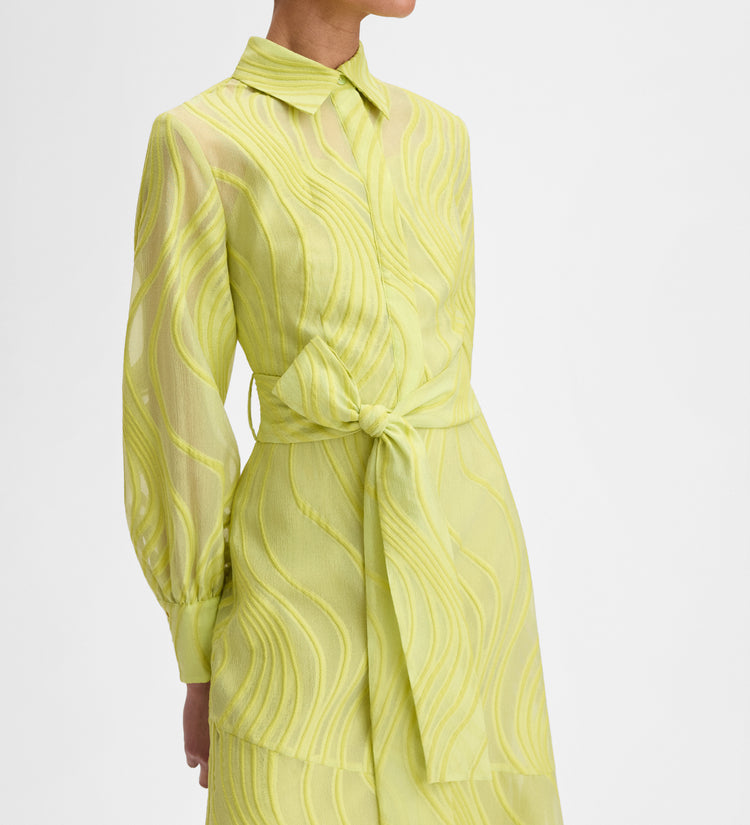 Robe-chemise midi
