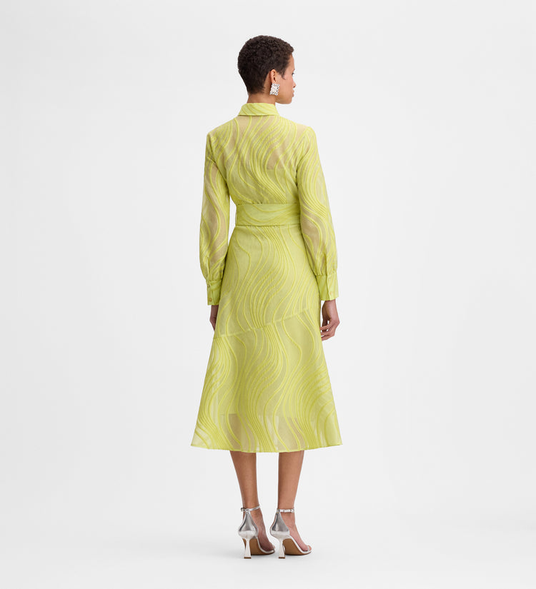 Robe-chemise midi