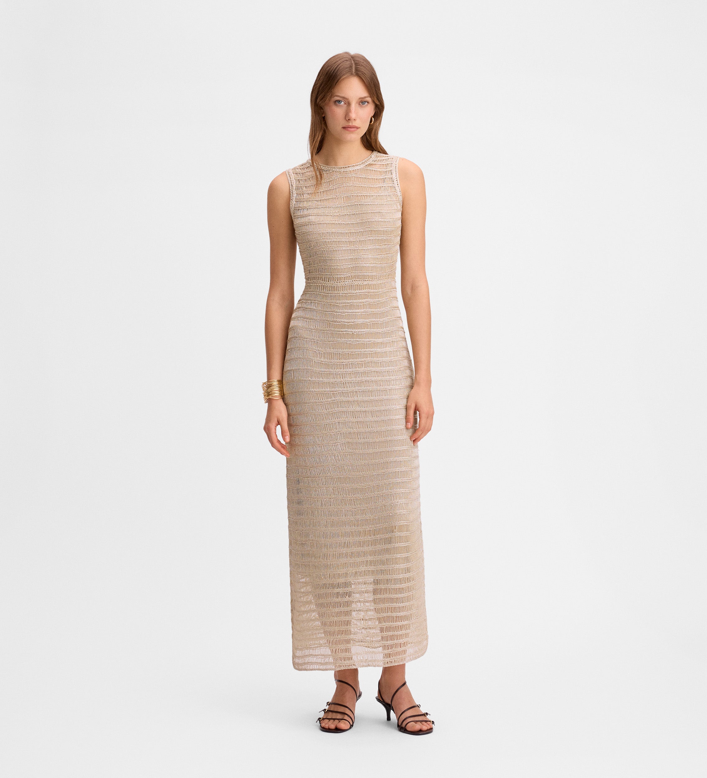 Long knitted dress Long knitted dress