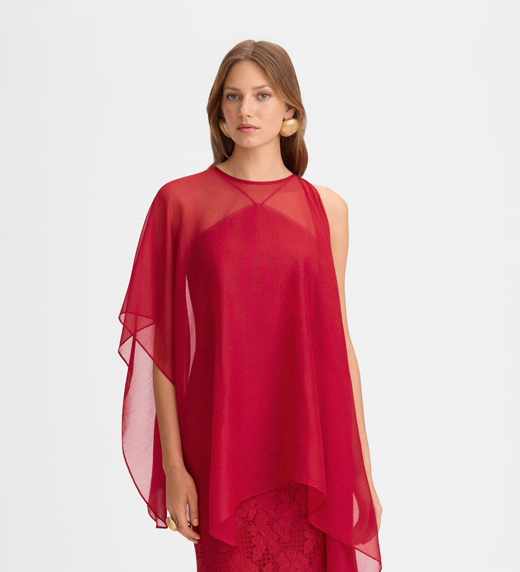 Poncho de gasa