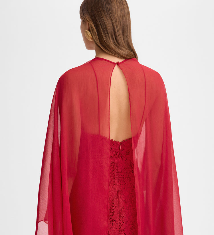 Poncho de gasa