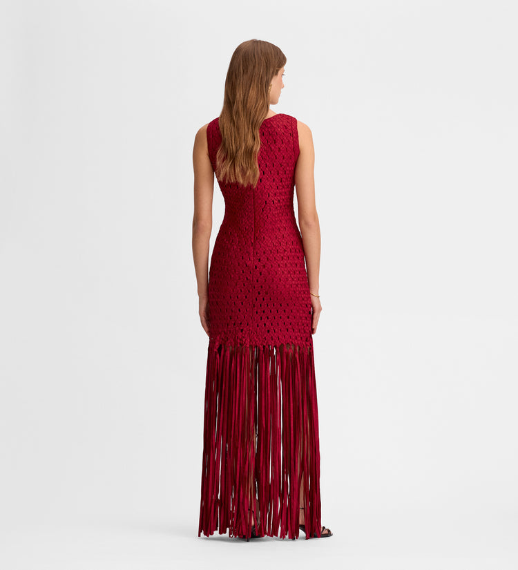 Long fringed dress Long fringed dress