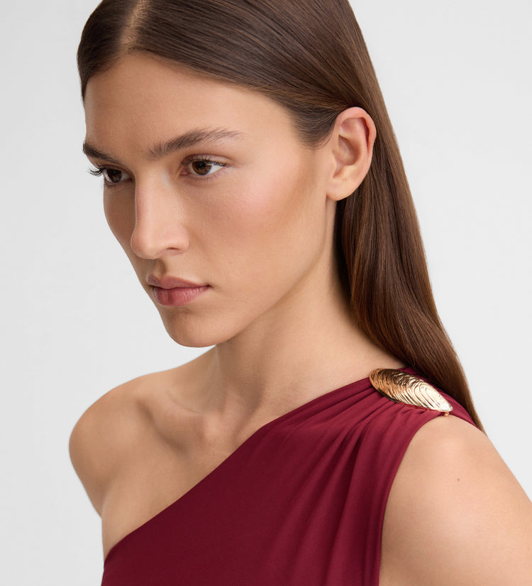Maillot de bain décolleté asymétrique