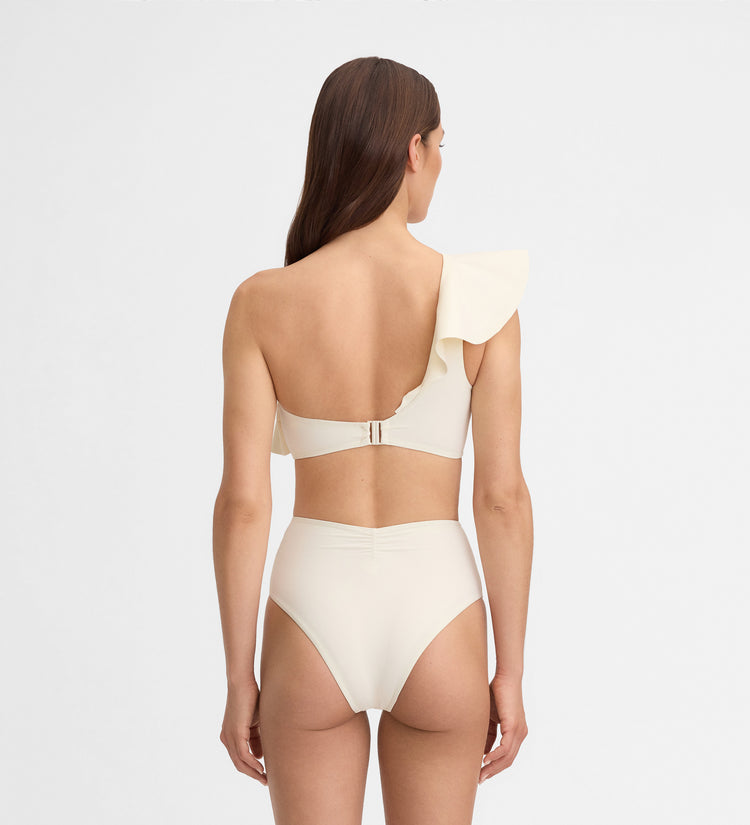 Top bikini volantes