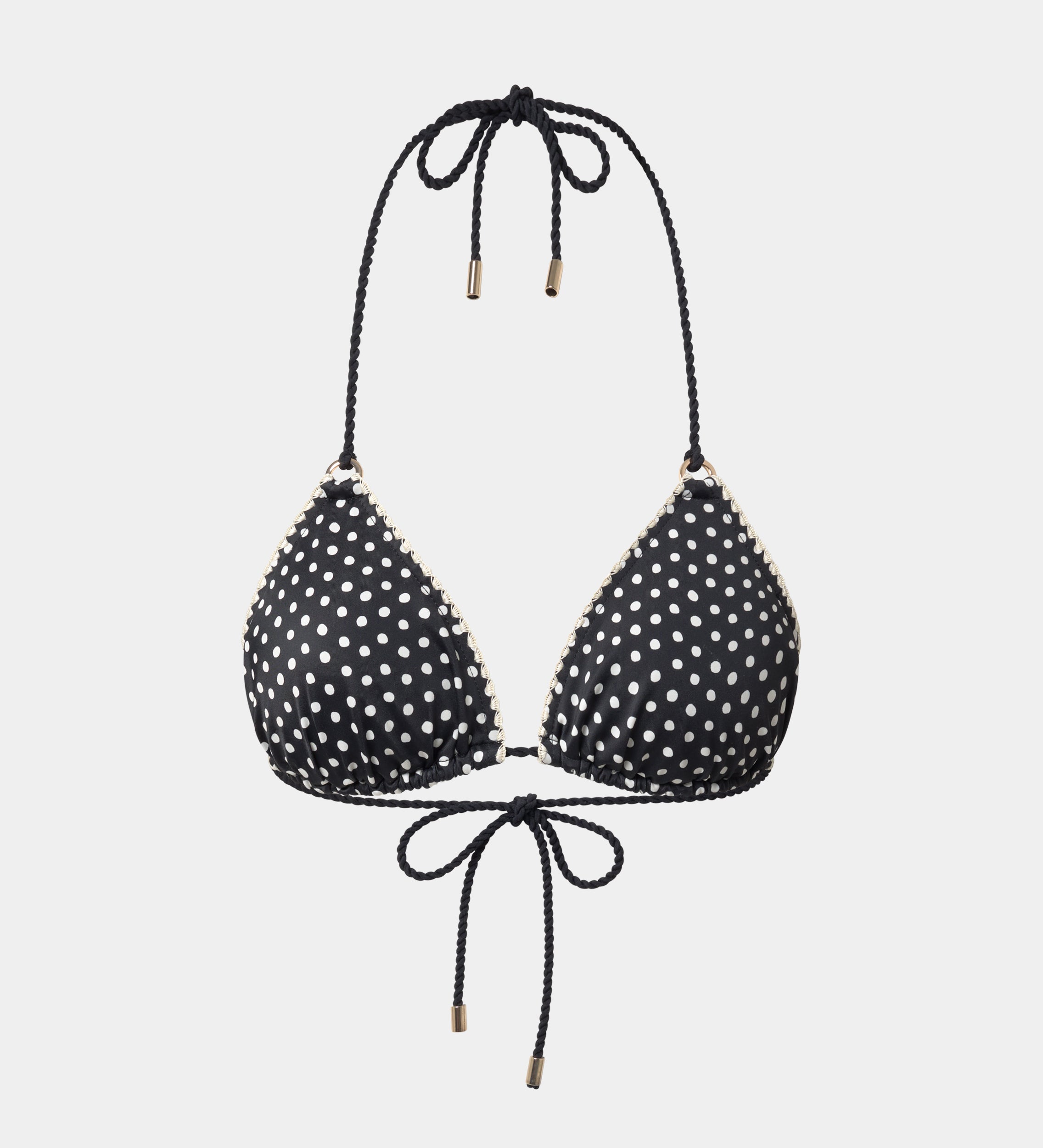 Top de bikini imprimé