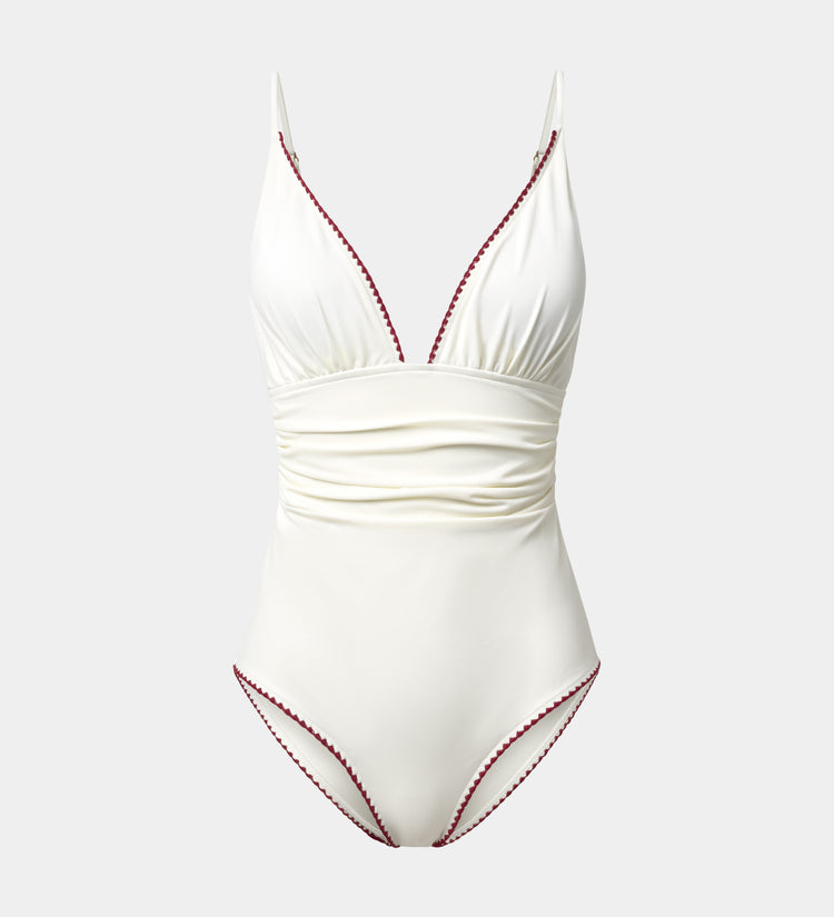 Maillot de bain décolleté en V
