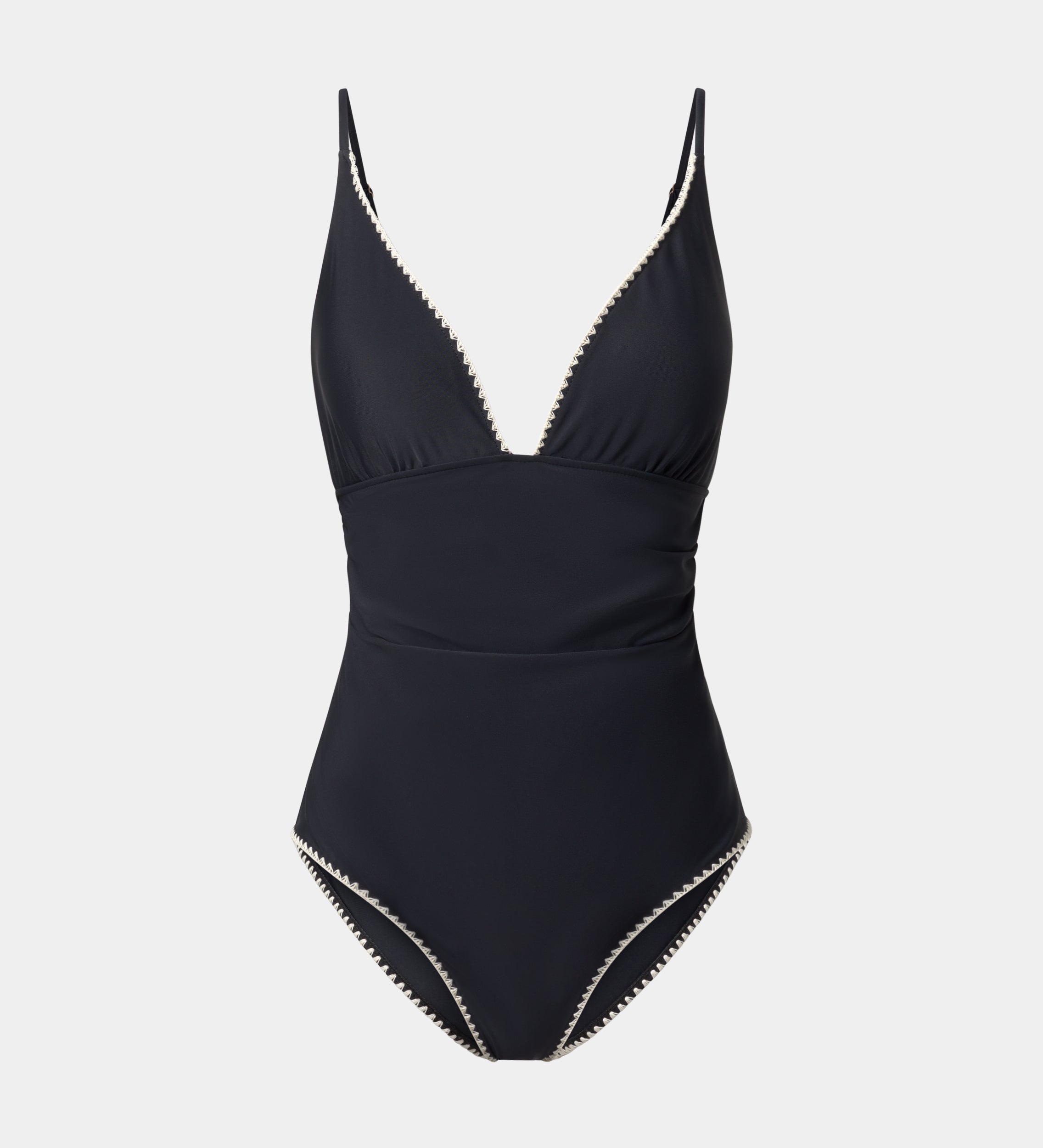 Plunge v-neck swimsuit