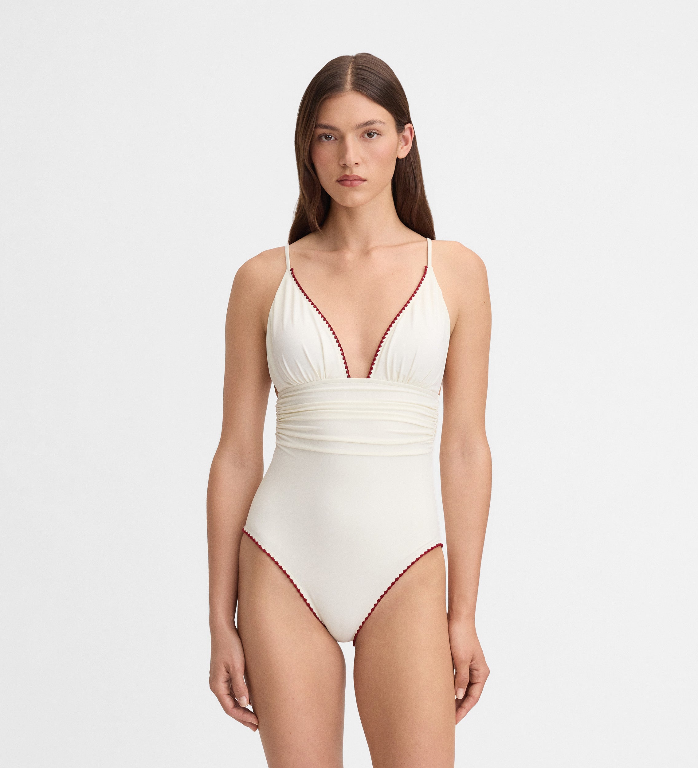 Bañador escote pico