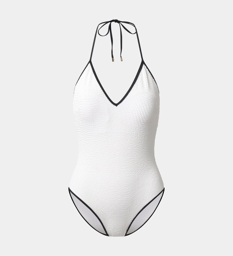 Plunge V-neck swimsuit