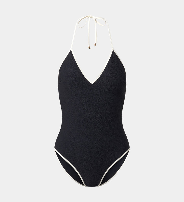 Plunge V-neck swimsuit