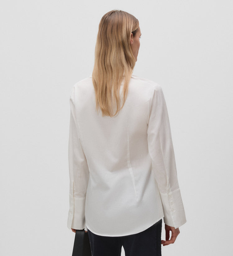 Chemise en coton à nœuds