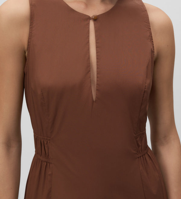 Vestido pisos frunces