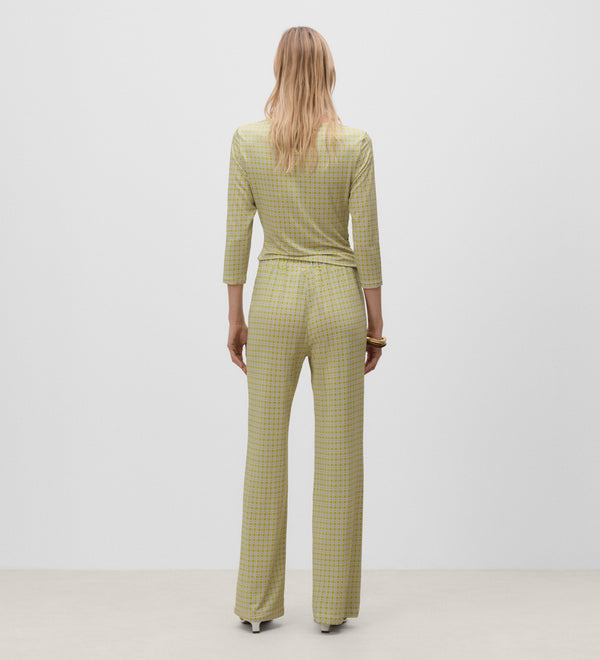 Pantalón elástico estampado