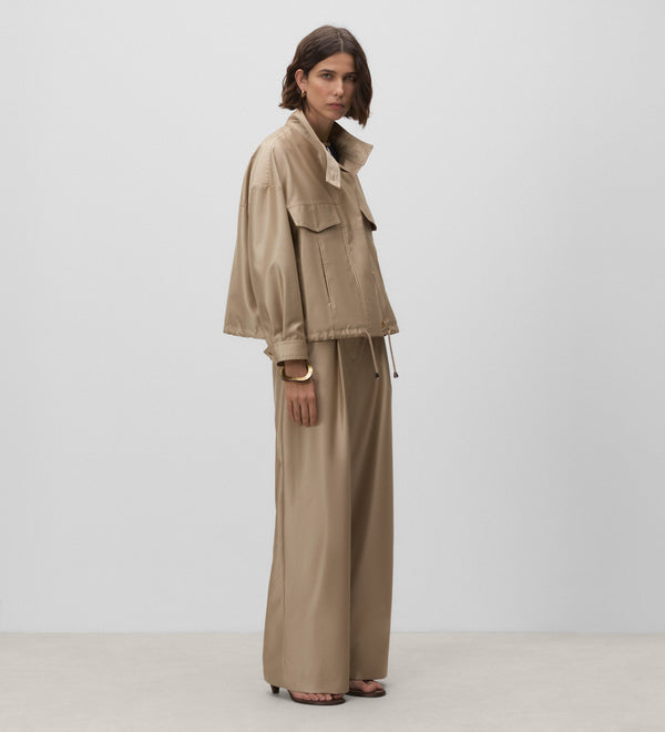 Oversized short jacket