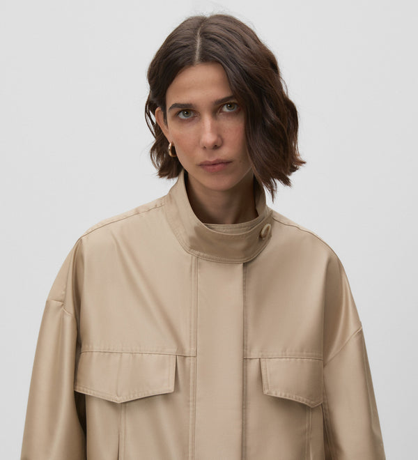 Oversized short jacket