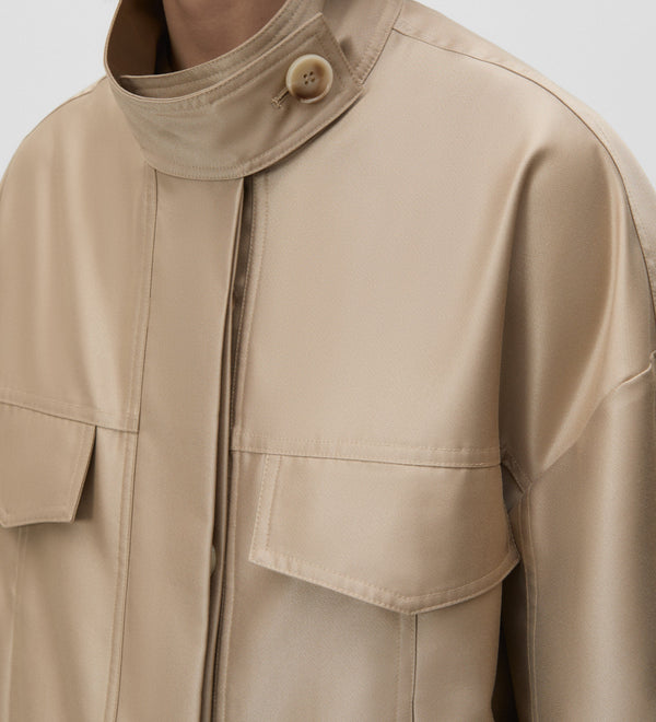 Oversized short jacket