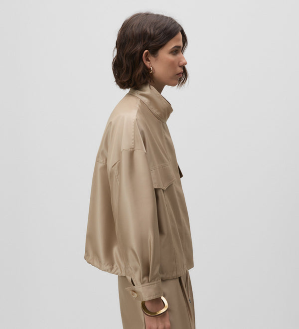 Oversized short jacket