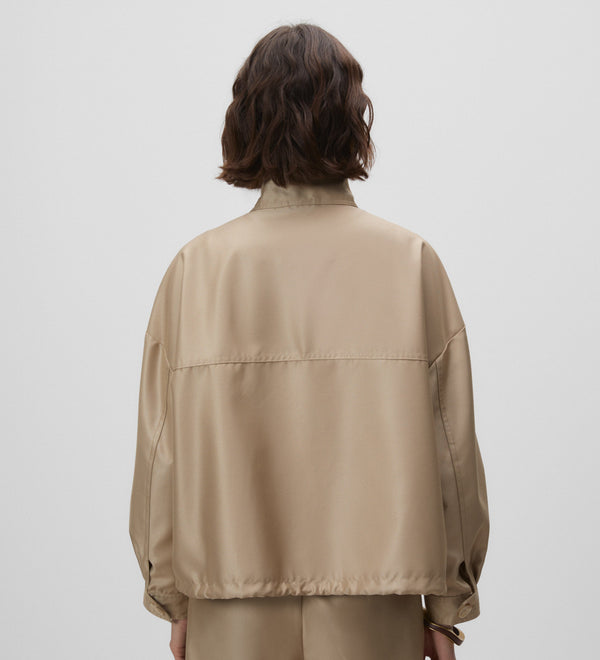 Oversized short jacket