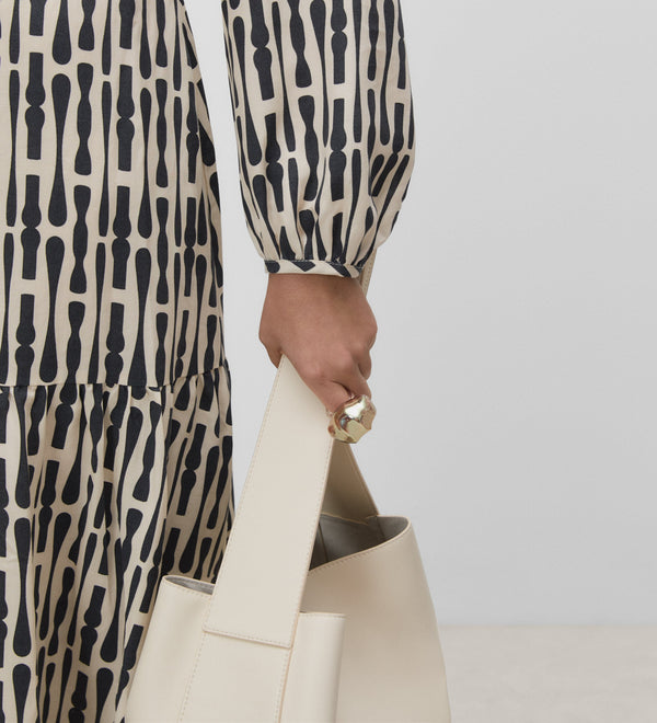Long printed dress