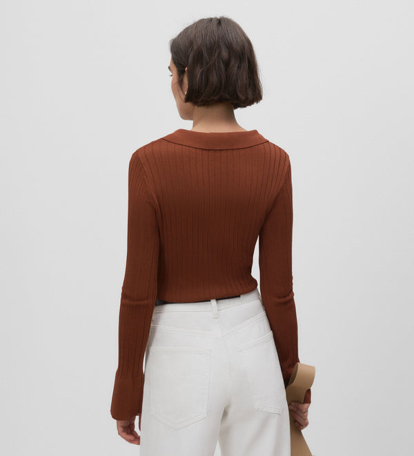 Ribbed cardigan