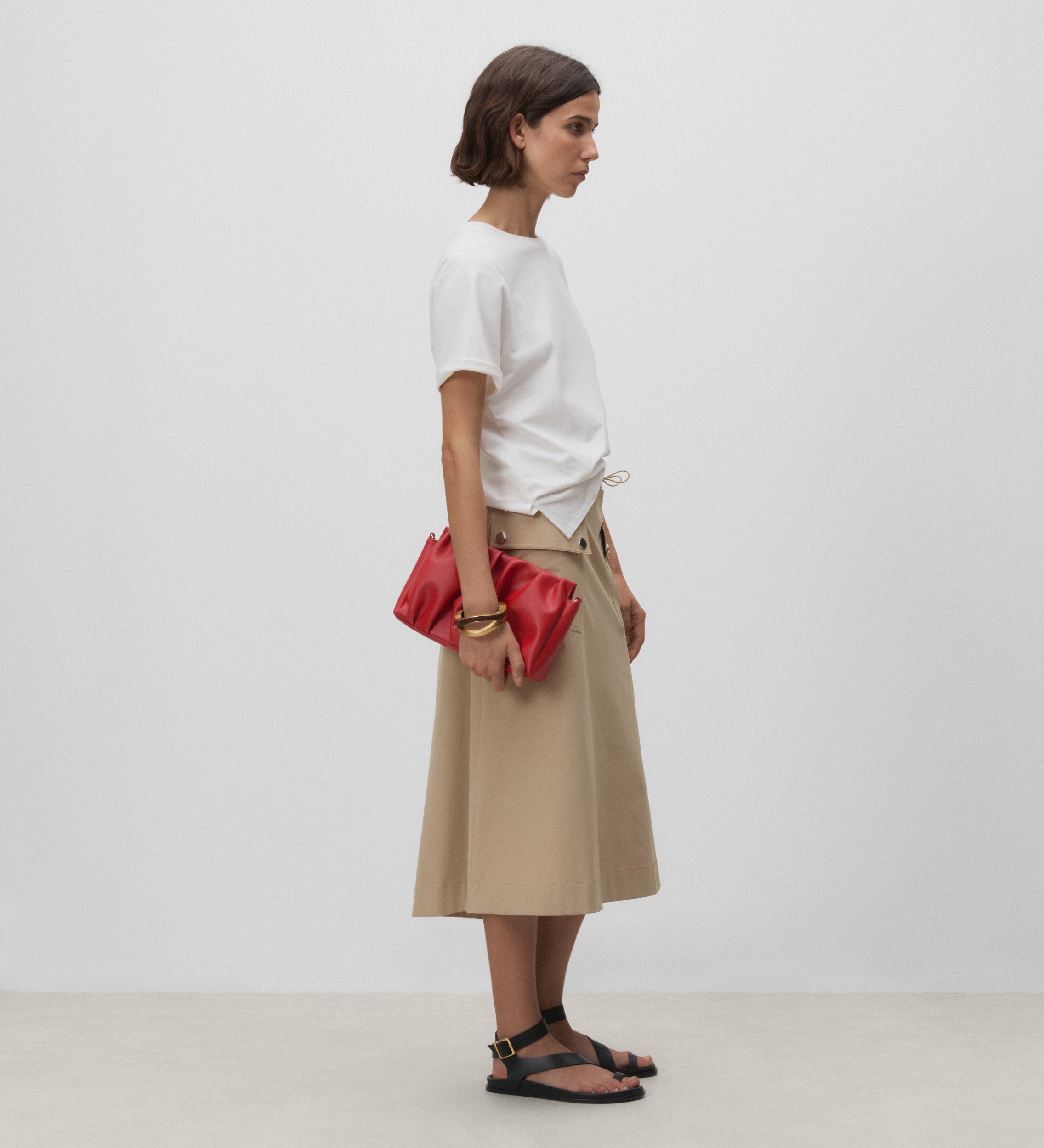 Technical skirt with pockets