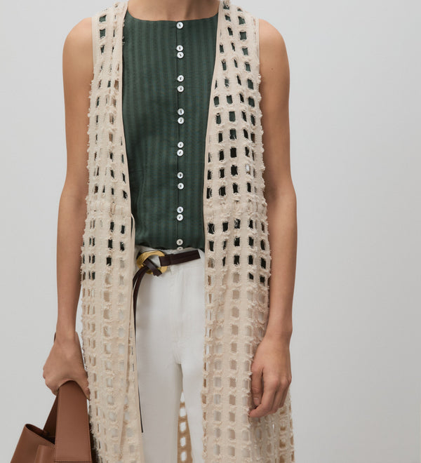 Long fantasy vest