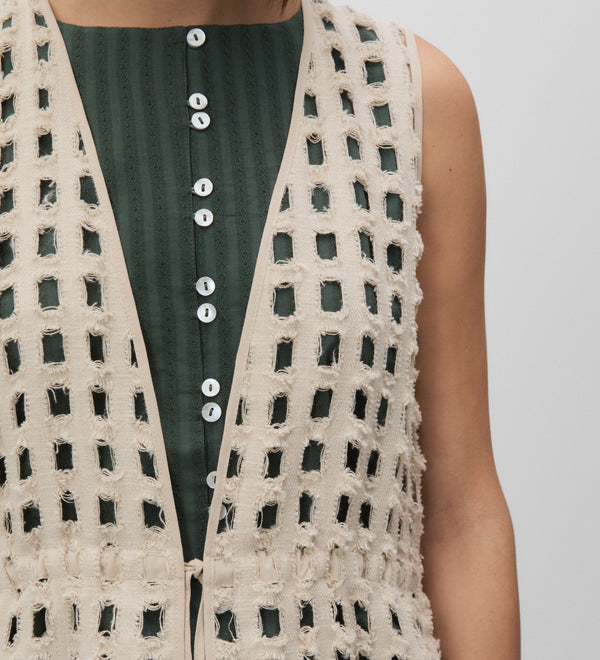 Long fantasy vest