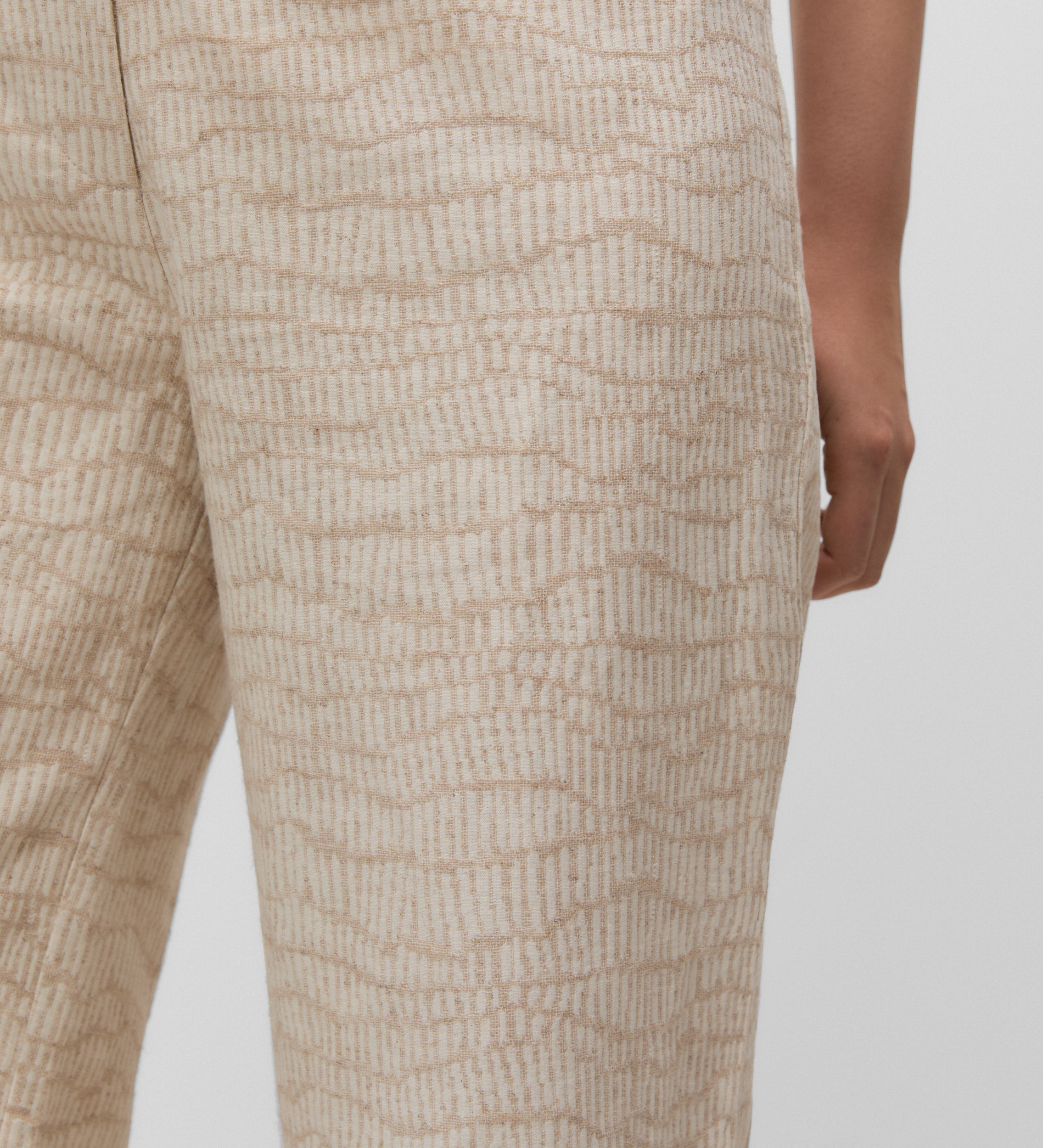 Pantalón jacquard