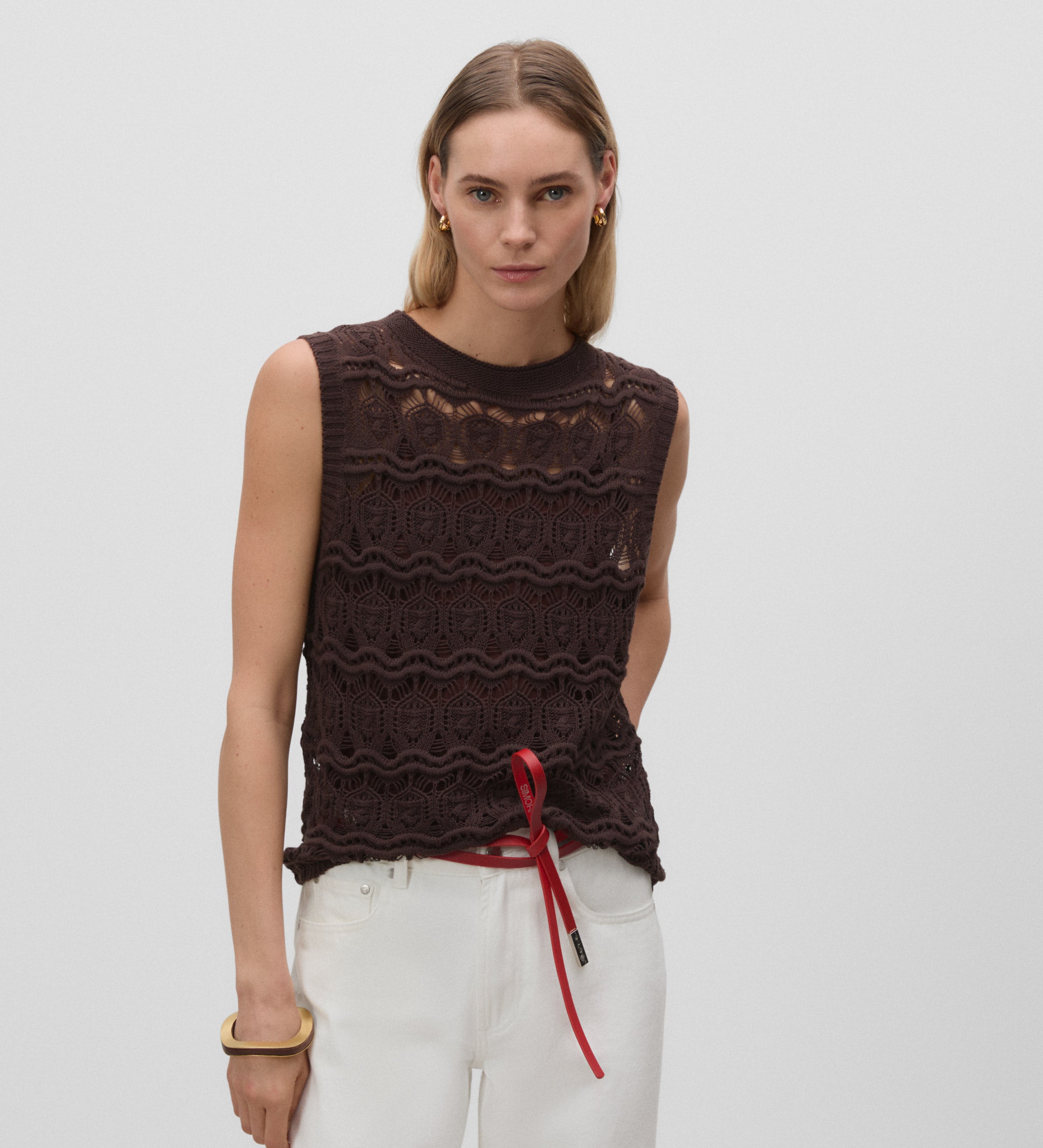 Top tricot calados