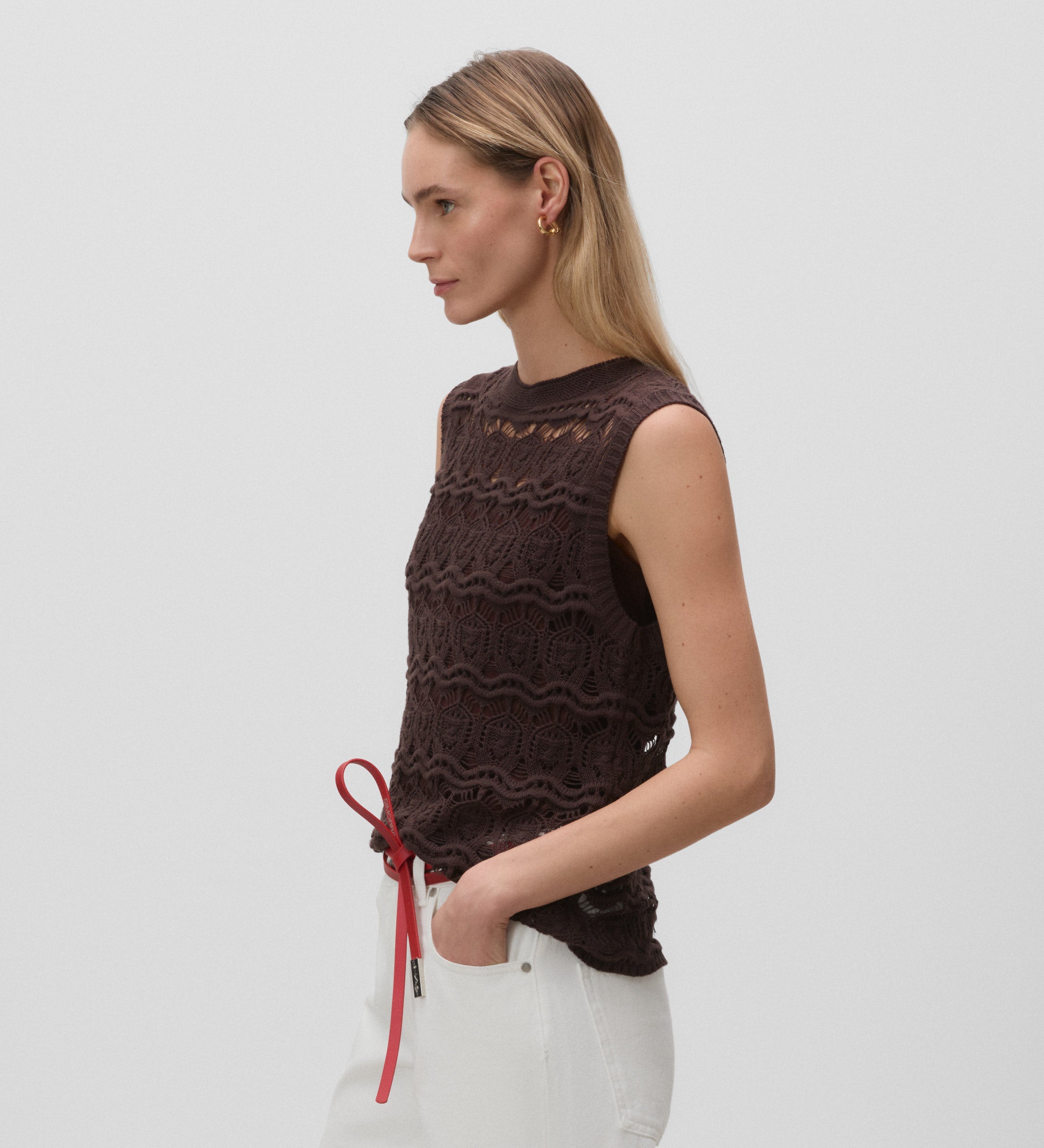 Top tricot calados