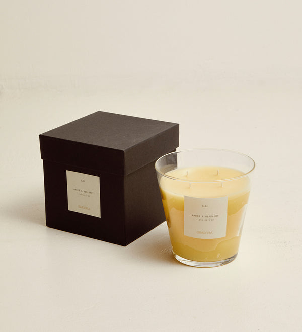 Amber &amp; Bergamot XL candle