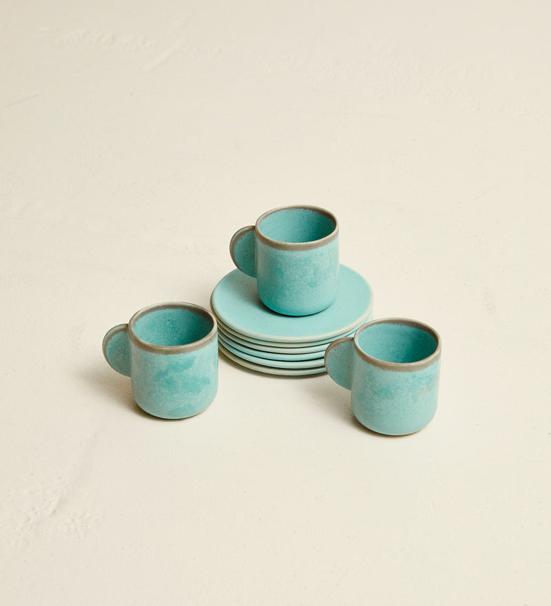 Coffee cup and saucer (6 units)