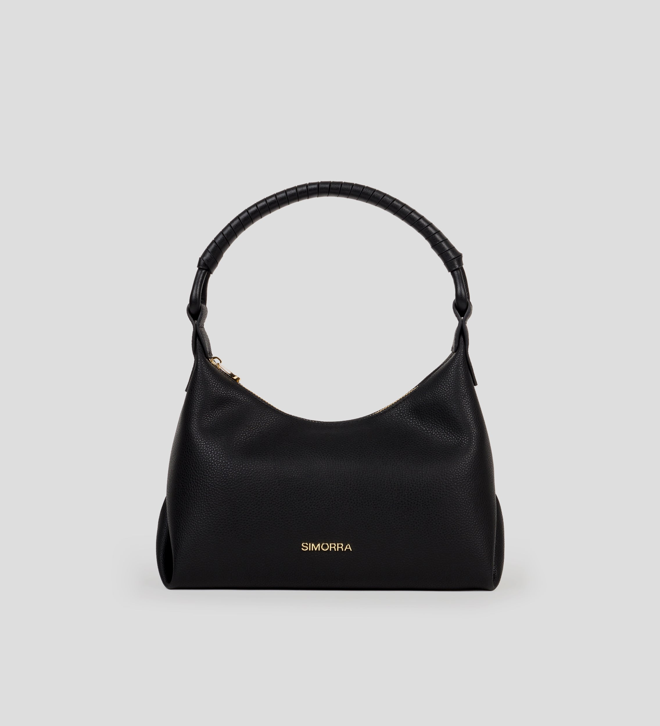 Leather shoulder bag