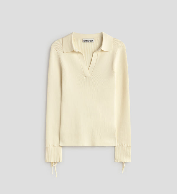 Polo neck jersey