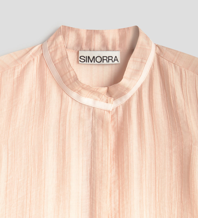 Chemise à manches bouffantes