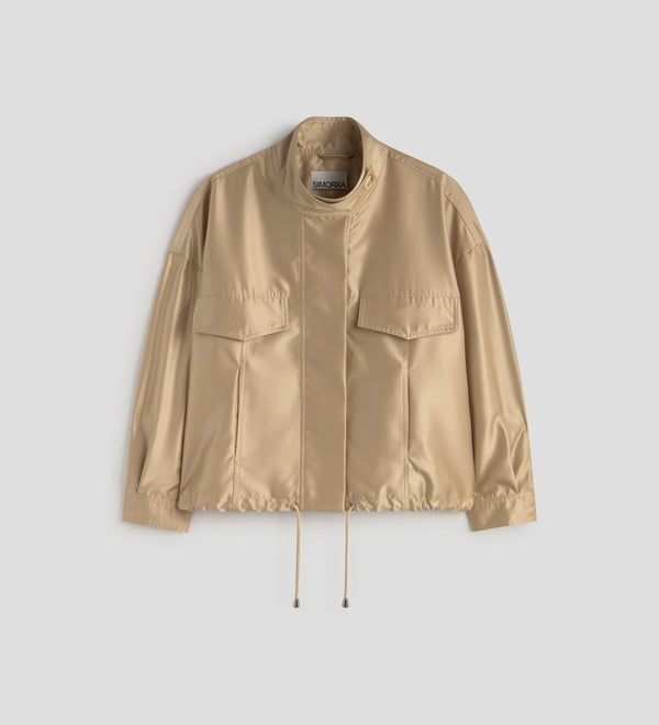 Oversized short jacket