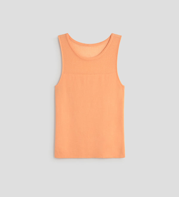 Top tricot canesú