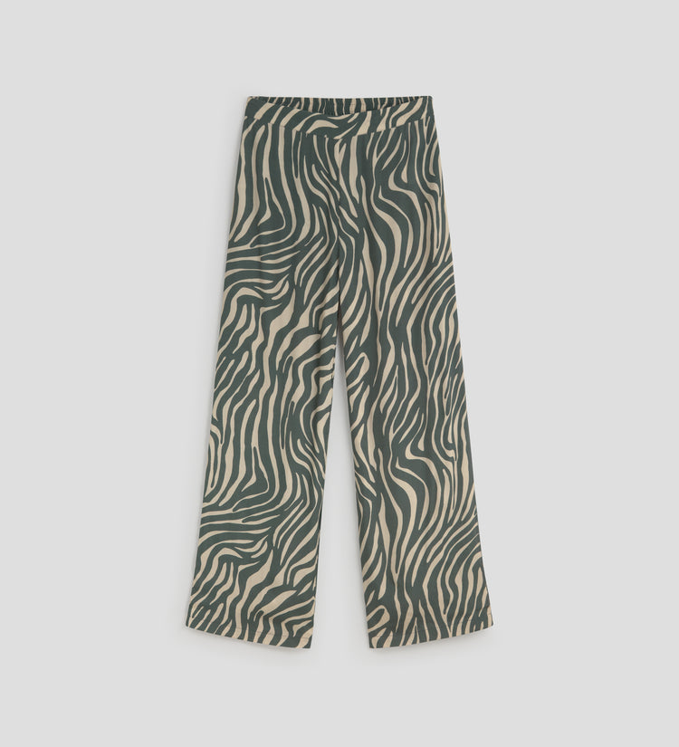 Flowy printed trousers