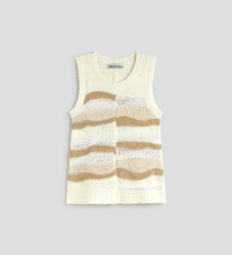 Top tricot fantasía