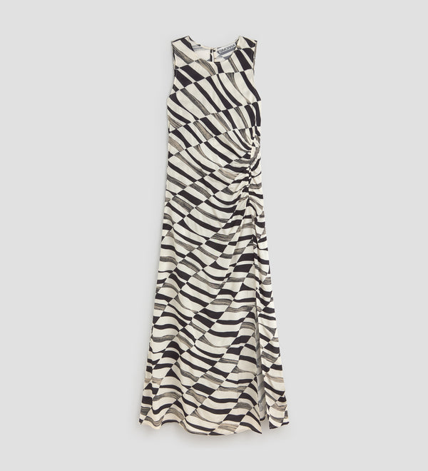 Long printed dress