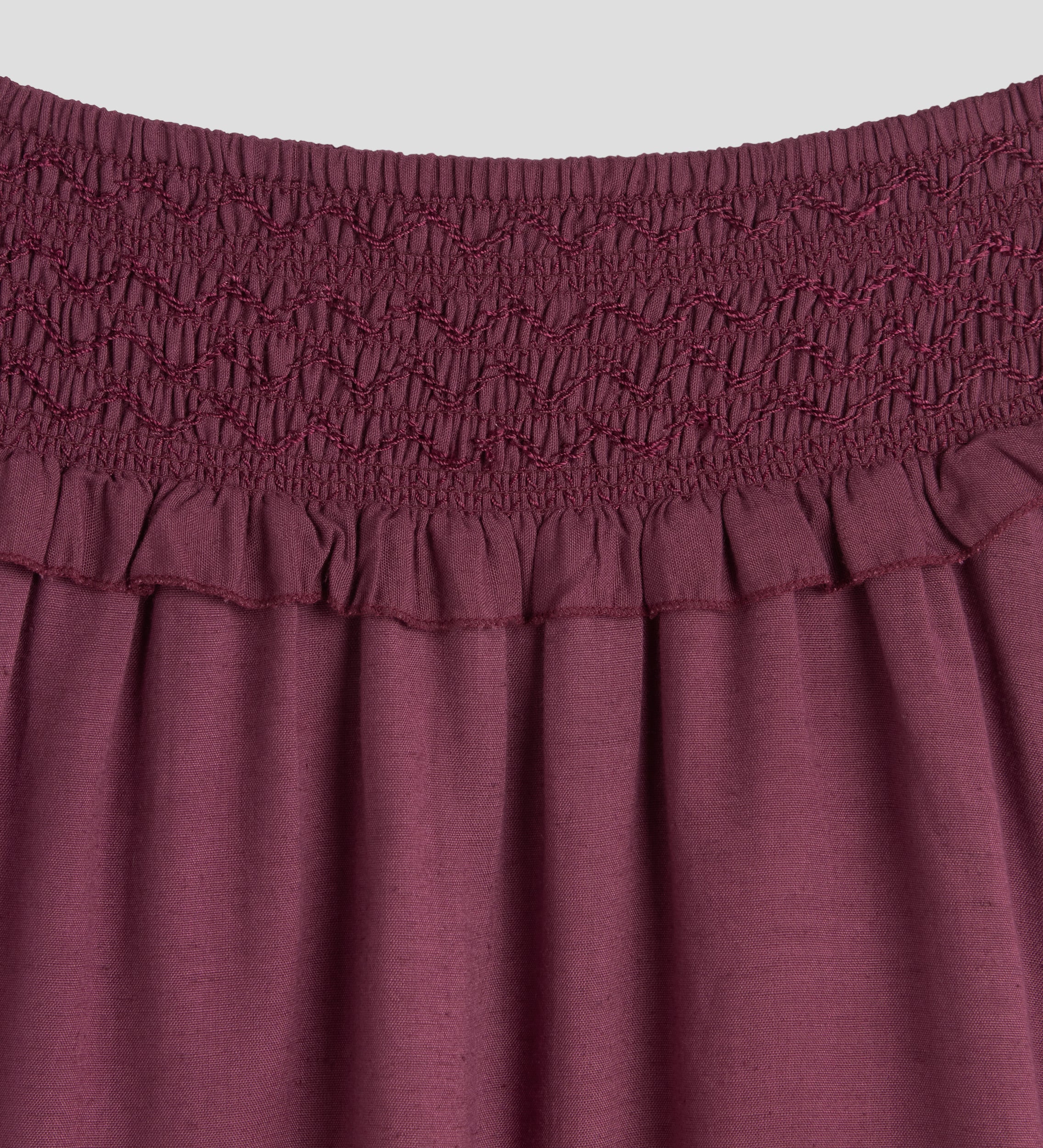 Strapless top