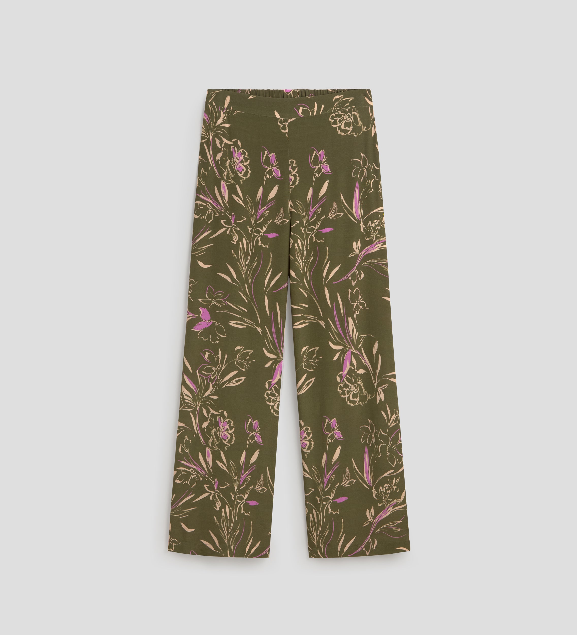 Flowy printed trousers