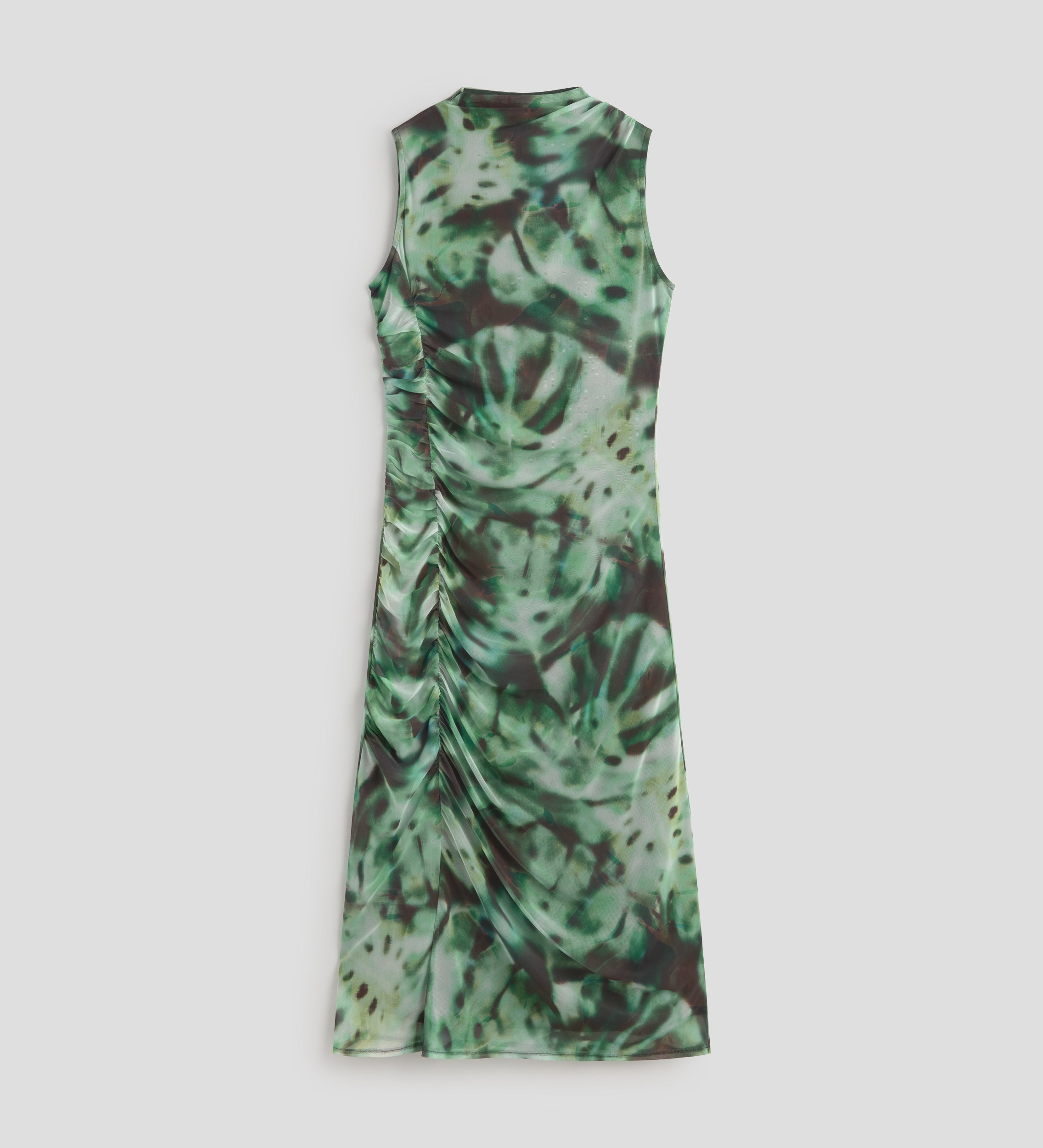 Printed tulle dress