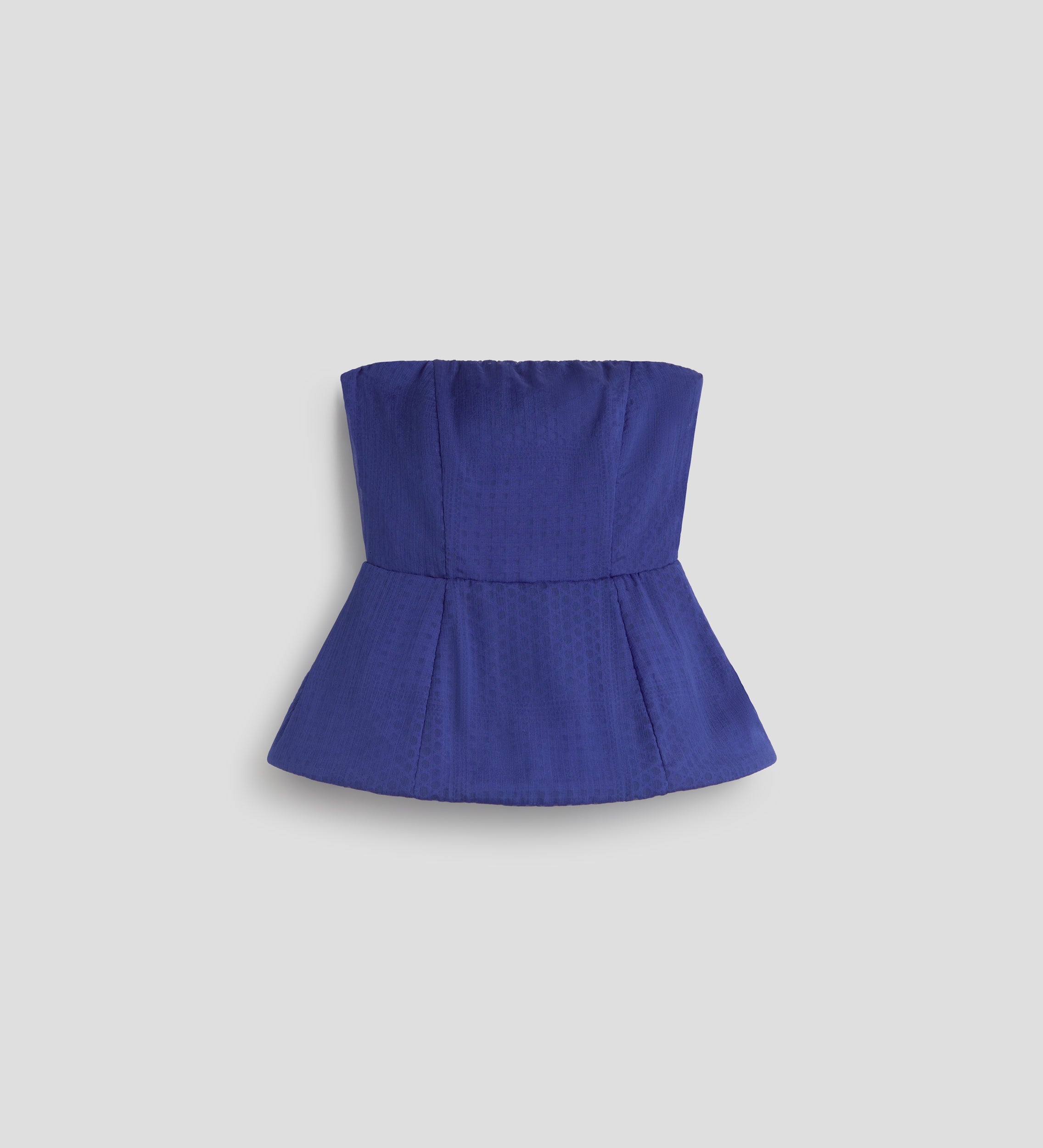 Top peplum palabra de honor