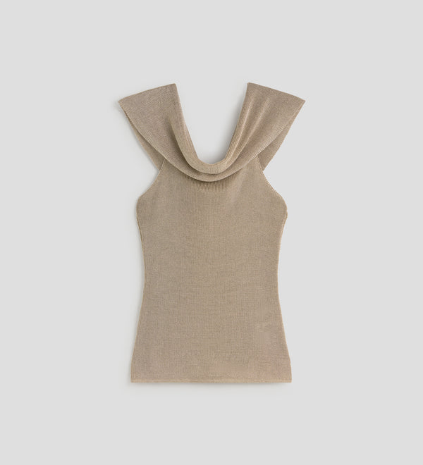 Lurex knit top