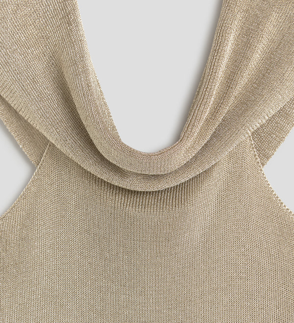 Lurex knit top