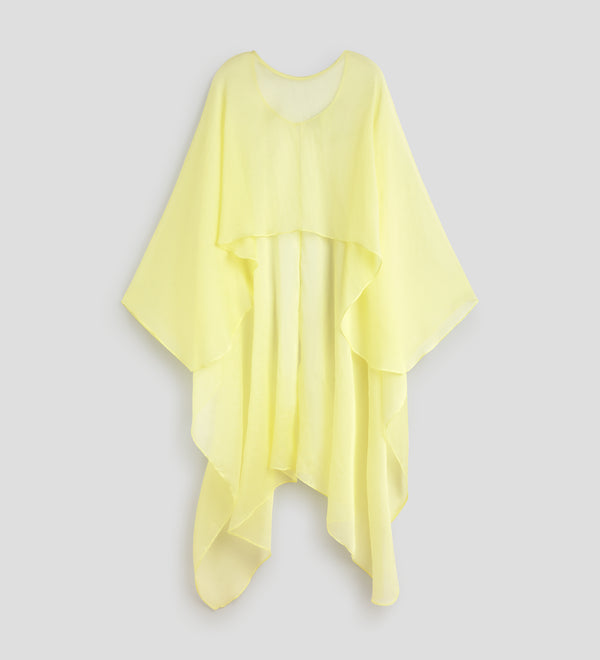 Open back poncho