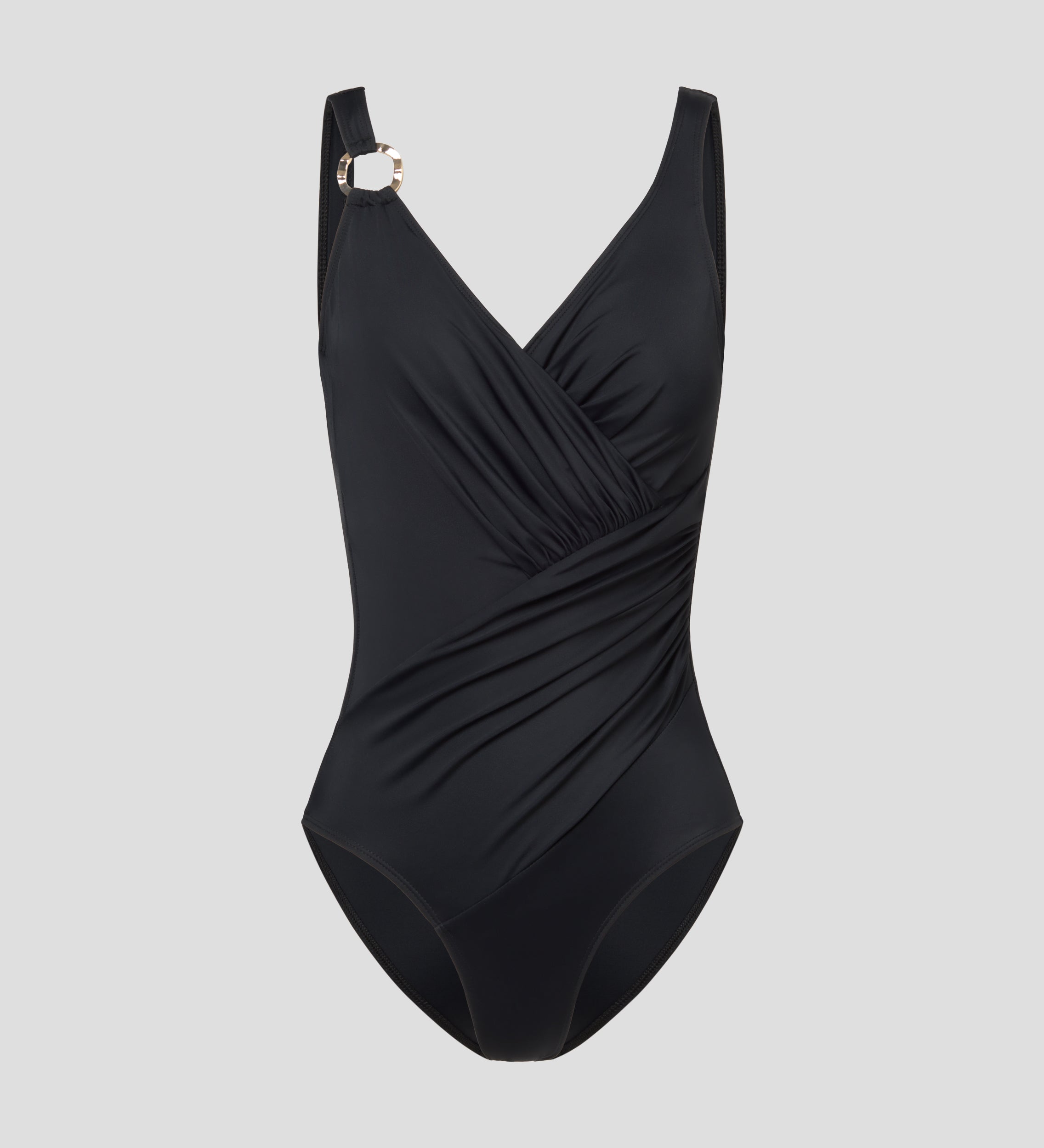Draped swimsuit