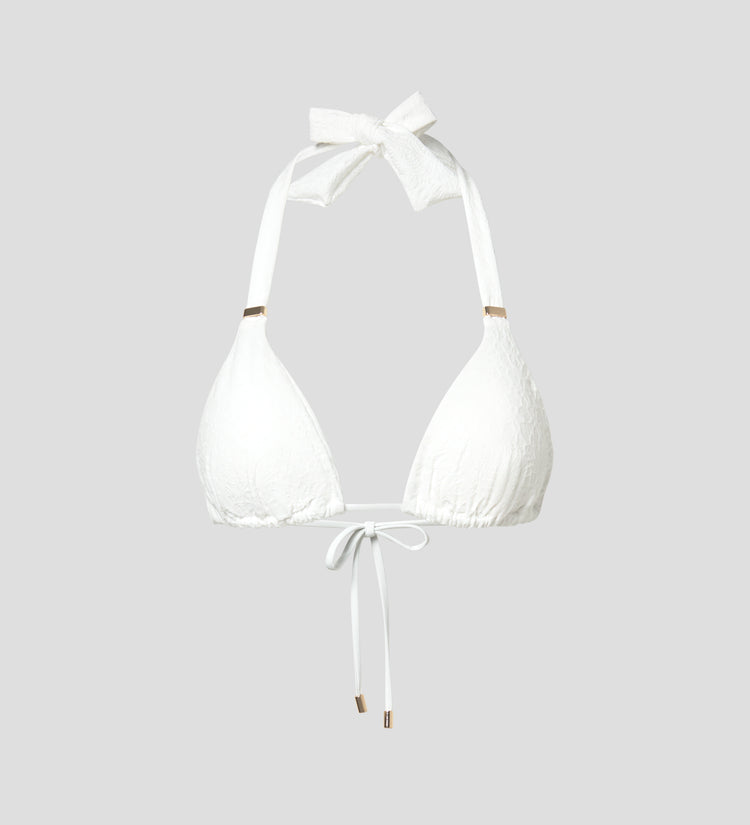 Haut de bikini jacquard