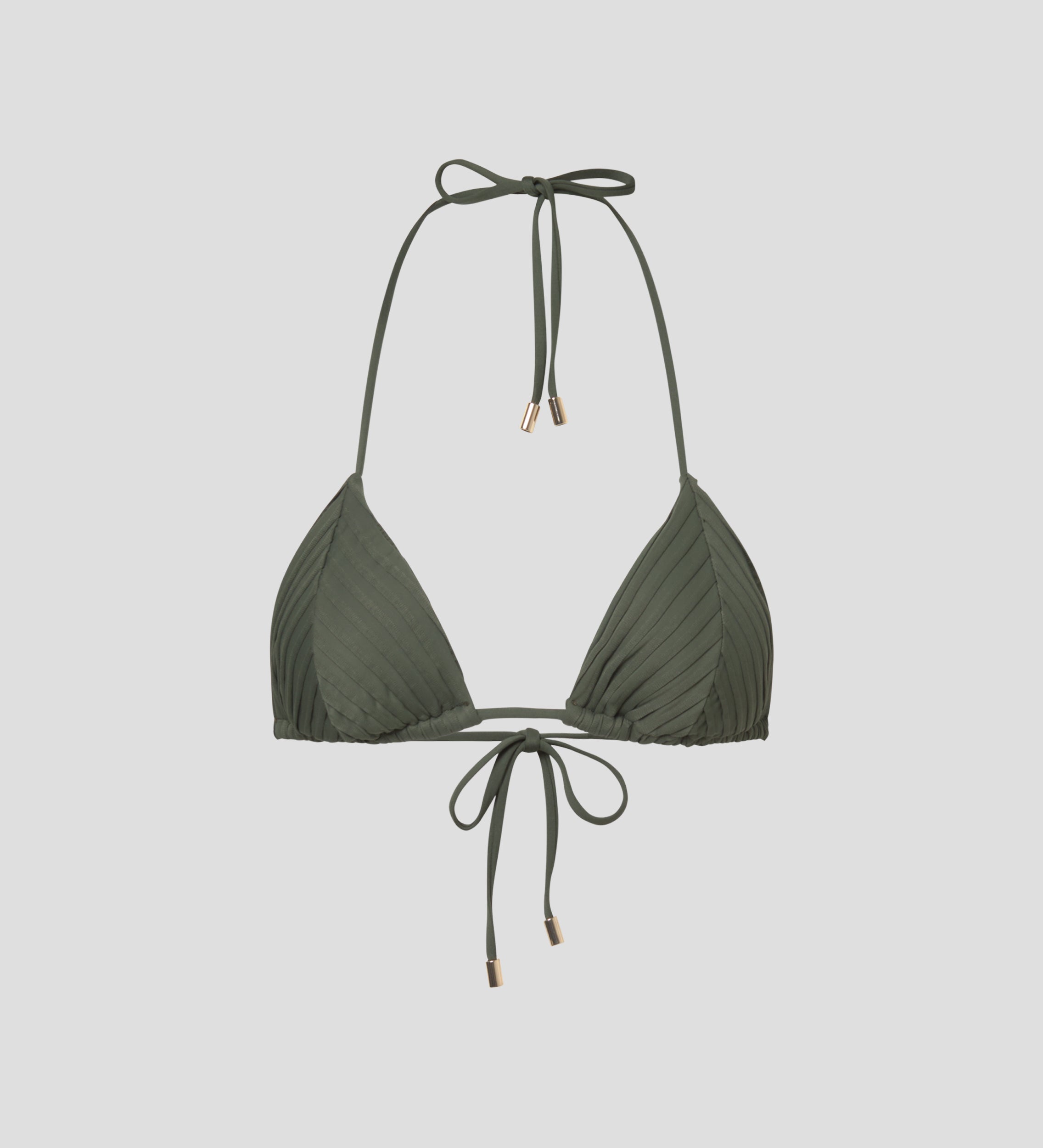 Top de bikini textura triangular